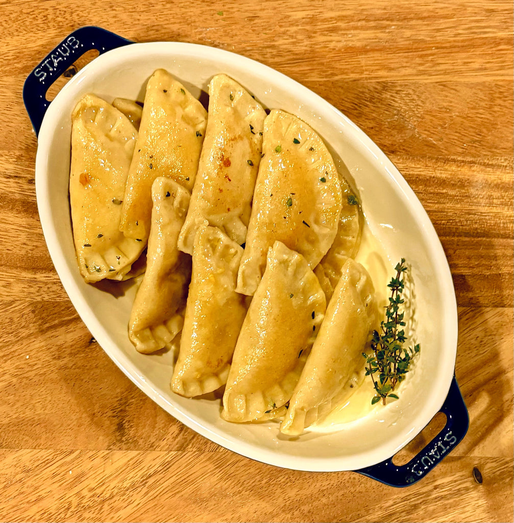 Gluten-Free Butternut Squash Feta Pierogi Recipe