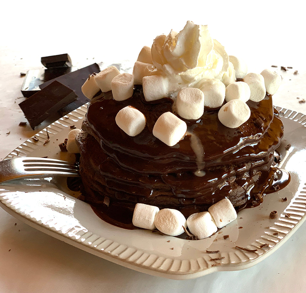 Hot Chocolate Pancakes