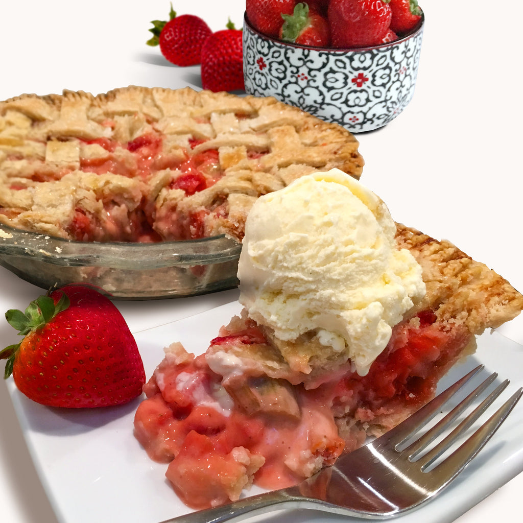 Gluten-Free Strawberry Rhubarb Pie Recipe