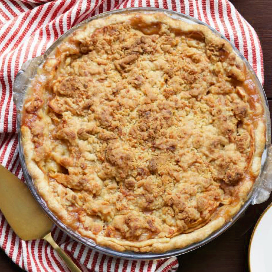 Rustic Apple Streusel Pie Recipe