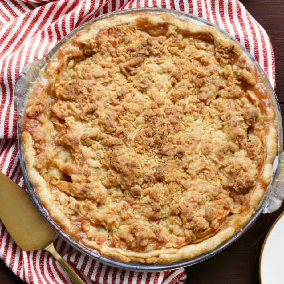 Rustic Apple Streusel Pie Recipe