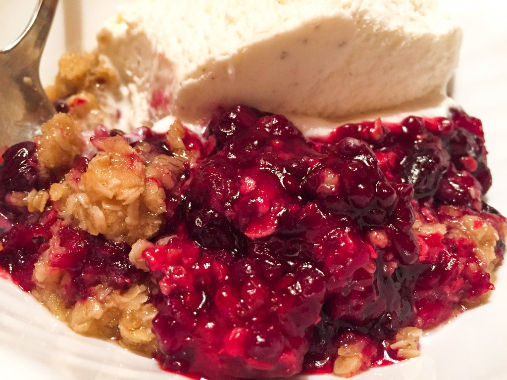 Easy Gluten-Free Triple Berry Crisp Recipe