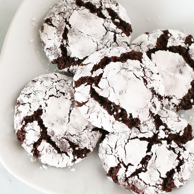 Gluten-Free Chocolate Crinkle Cookies