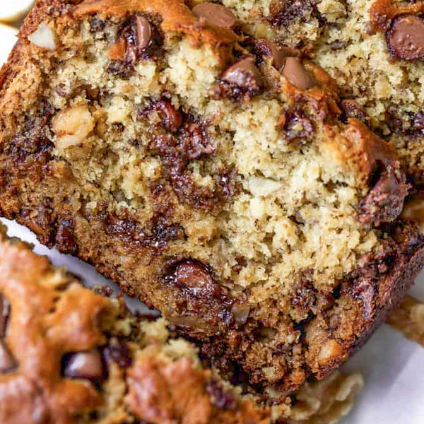 Gluten-Free Chocolate-Chip Banana Bread Recipe