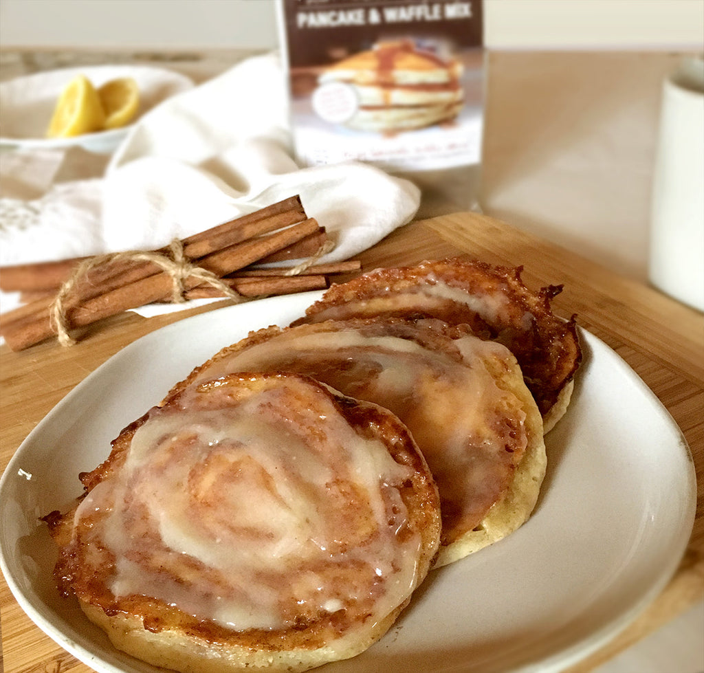 Gluten-Free Cinnamon Roll Pancakes Recipe