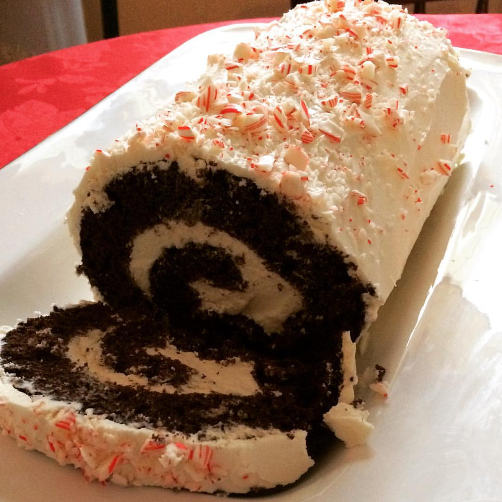 Chocolate-Peppermint Yule Log (Bouche De Noel) Recipe