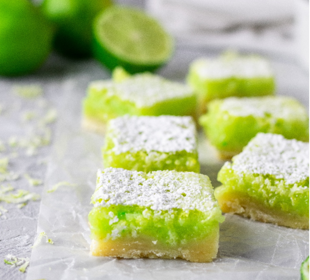 Lime Shortbread Bar