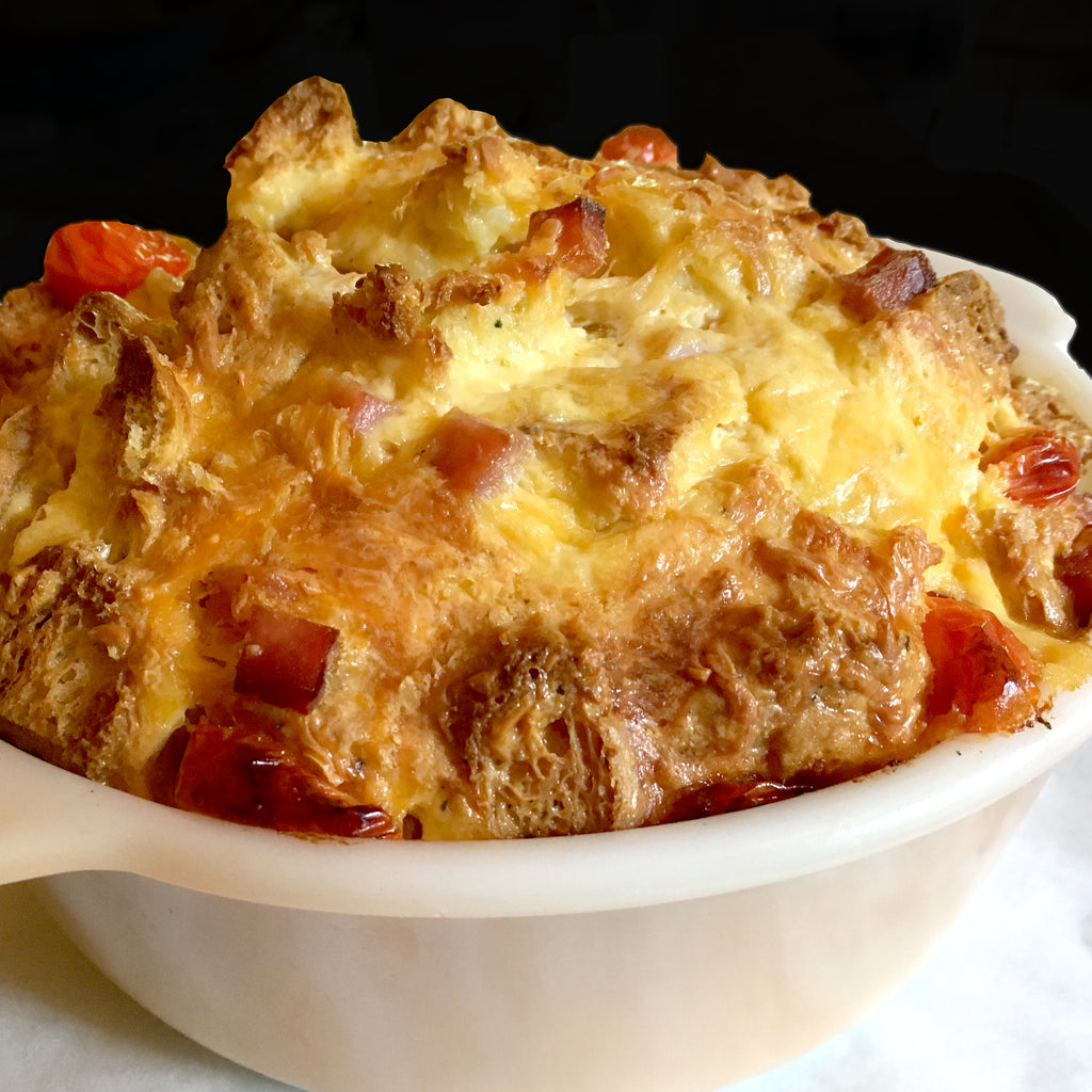 Bacon and Tomato Strata