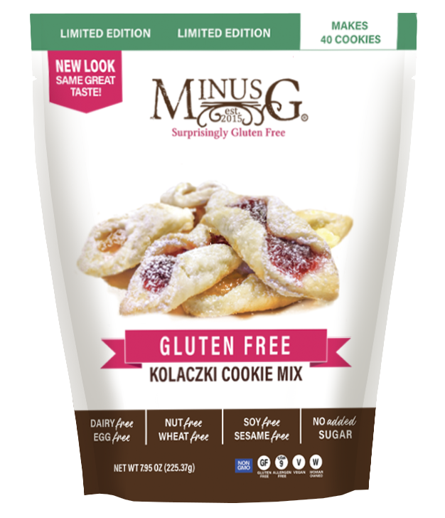 Premium gluten-free Kolaczki cookies that don't sacrifice taste. Allergy-friendly, Celiac-friendly, nut-free, dairy-free, soy-free, egg-free, wheat-free, sesame-free, and no added sugar.