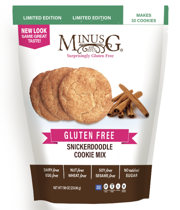Premium gluten-free snickerdoodle cookies that don't sacrifice taste. Allergy-friendly, Celiac-friendly, nut-free, dairy-free, soy-free, egg-free, wheat-free, sesame-free, and no added sugar.