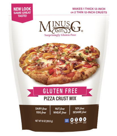 Premium gluten-free pizza crust that doesn't sacrifice taste. Allergy-friendly, Celiac-friendly, nut-free, dairy-free, soy-free, egg-free, wheat-free, sesame-free, and no added sugar.